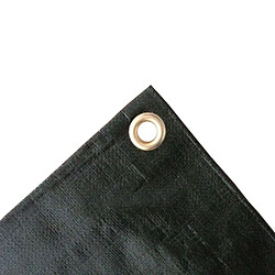 boni-shop Bâche 280g/m², 4x6 (24m²), verte, étanche, de protection, résistante