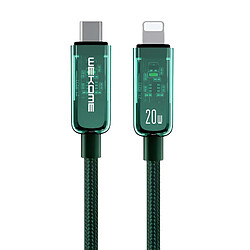 Wekome Câble WDC-181 1m USB-C vers Lightning 20W Vanguard Series Vert