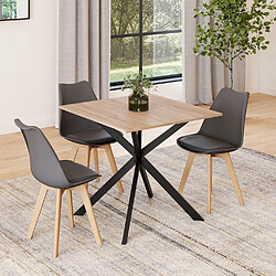 Acheter Idmarket TABLE A MANGER CARREE 4-6