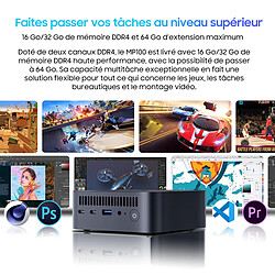 Acheter Blackview MP100 Mini PC AMD Ryzen™ 5 7430U 4.3GHz 16 Go 512Go, Windows 11 Pro, Wifi 6