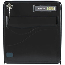 BURG-WÄCHTER Boîte aux lettres BURG WACHTER BALTIC 2 Portes - Sur pied - Acier galvanisé - Ouverture latérale - Noir - Fabriqué en France