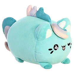 Tasty Peach Peluche 18cm Chat Licorne avec Crinière Modèle Meowchi Fleur de la Lune Turquoise
