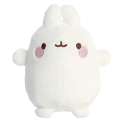 Molang Peluche 12,5cm Lapin Kawaii Ultra-Doux en Polyester Blanc