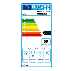 Beko BHCA62442BBH - Noir pas cher