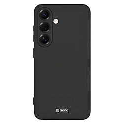 Crong Coque en Silicone Liquide pour Samsung Galaxy S25+ Anti-Choc Flexible Noir