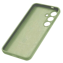 Crong Coque en Silicone Liquide pour Samsung Galaxy S24 Anti-Choc Flexible Vert