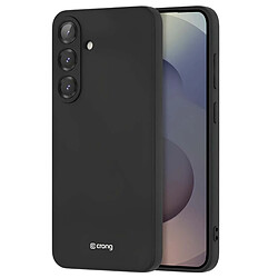 Crong Coque en Silicone Liquide pour Samsung Galaxy S25+ Anti-Choc Flexible Noir