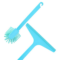 Avis Quokka Kit de Nettoyage 6 en 1 avec Pelle / Brosses et Raclette Multi-usages Bleu