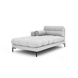 Cosmopolitan design Méridienne gauche Bali - Gris clair