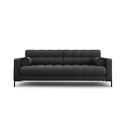 Cosmopolitan design Canapé droit Bali 3 places - Gris foncé