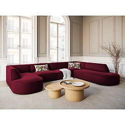 Cxl by christian lacroix canapé panoramique velours - Rouge