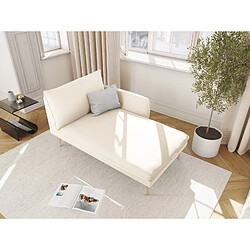 Cosmopolitan design méridienne droite Vienna - Beige