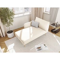 Cosmopolitan design Méridienne Vienna gauche - Beige