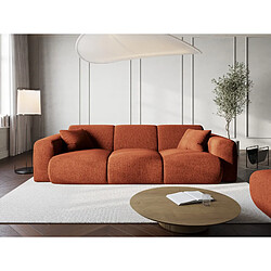 Cosmopolitan design Canapé Nolio 3 places - Terracotta