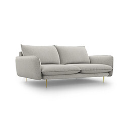 Cosmopolitan design Canapé droit 3 places Vienna - Gris clair
