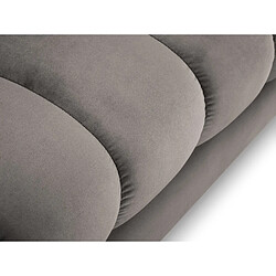 Cosmopolitan design Méridienne Bali - Gris clair pas cher