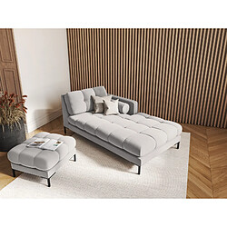 Cosmopolitan design Méridienne Bali droite - Argent