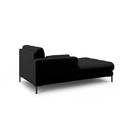 Cosmopolitan design Méridienne Bali gauche - Noir