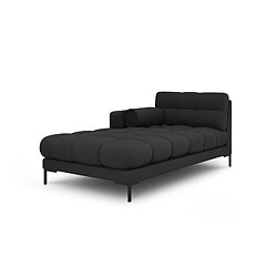 Cosmopolitan design Méridienne Bali angle gauche - Gris foncé