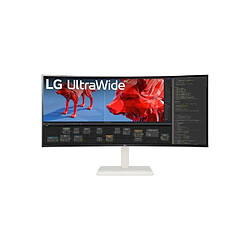 LG 38BR85QC-W Écran 38 pouces UltraWide 21:9 courbé 3840 x 1600 144Hz