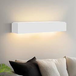 ZMH Applique G9 - Blanc Lampe En Plâtre Pour Chambre à Coucher Cage D'escalier Couloir