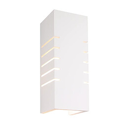 ZMH Applique Murale Intérieure Applique Up Down Blanc E14 Cage D'escalier Plâtre Pour Couloir