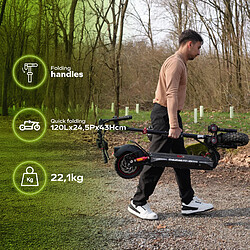 Avis UrbanGlide eCross ONE Red – Trottinette électrique 600W, 50 km, 25 km/h, tout-terrain