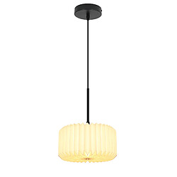 ZMH Suspension Vintage - Abat-jour Papier Blanc 1 Lumière (sans Ampoule)
