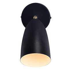 ZMH Applique Intérieur Noir/blanc Vintage Spot Mural Réglable Chambre Max.40w