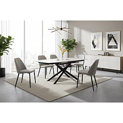 Avis Homy france Table à manger extensible - Blanc