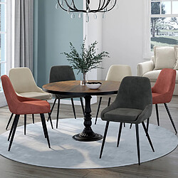 Idmarket 6 CHAISES THALYA MIX COLOR