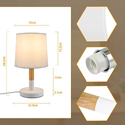 Zmh Lampe de table - Bois pas cher