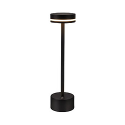 ZMH Lot de 2 lampes à poser de table LED - Lampe de chevet noire H.32 cm