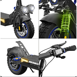 UrbanGlide eCross One Bleu – Trottinette électrique avec 50 km d'autonomie et moteur puissant