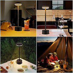 Zmh Lampe de bureau LED - Noir pas cher
