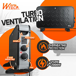 Avis Warm Tech Chauffage mobile 2000W + Ventilation turbo