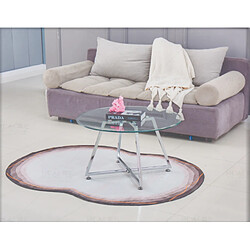 Acheter Homy France Table basse HELOISE Chrome et plateau en verre 80x45 cm