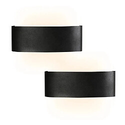 ZMH Applique Murale Extérieure LED Moderne Up Down Applique Murale Extérieure Chambre à Coucher Couloir 