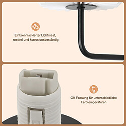 Acheter ZMH Applique Mural Vintage - Luminaire Pour Couloir Ou Escalier Avec Abat-jour En Papier (sans Ampoule)