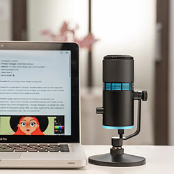Thronmax Microphone PC USB - Noir pas cher