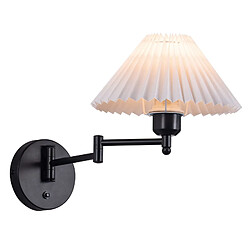 ZMH Appliques murales d'intérieur pour escaliers E27 tissu blanc