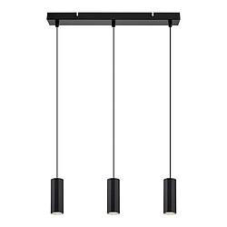 ZMH Lustre Table à Manger Moderne Noir 3 Flammes - Lustre Gu10 Living Room