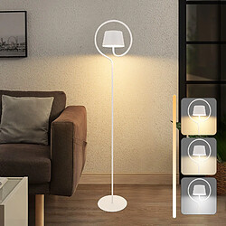 ZMH Lampadaire 120cm Blanc Tactile à Intensité LED Verre Pour Chambre