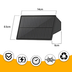 ZMH Lampes Solaires Pour Mur Extérieur - 2 Appliques Murales Solaires Blanc