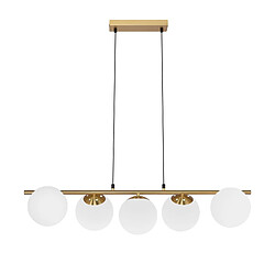 ZMH Suspension Moderne E27 Verre Or Lampe 150cm Vintage