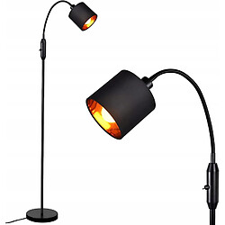 ZMH Lampadaire Noir 1 Flamme Vintage E14 Industrial Retro 360