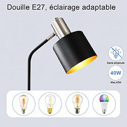 Zmh lampe de bureau vintage - Noir pas cher