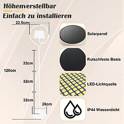 Avis ZMH Lampadaire 120cm Blanc Tactile à Intensité LED Verre Pour Chambre