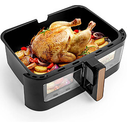 AFD1 BG Grand Panier de Cuisson de 10 Litres pour Friteuse à air AF24 Tiroir de Cuisson A utiliser avec la Fonction Sync Cook Compatible uniquement avec AF24 et AF34 de Duronic