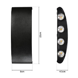 Acheter ZMH Applique Murale Extérieure LED Moderne Up Down Applique Murale Extérieure Chambre à Coucher Couloir